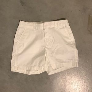 White shorts size 4